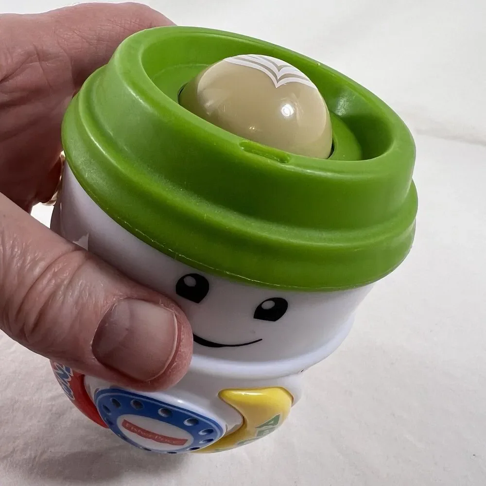 Fisher Price - Laugh and Learn - On The Glow Coffee Cup - Lights Music Sounds